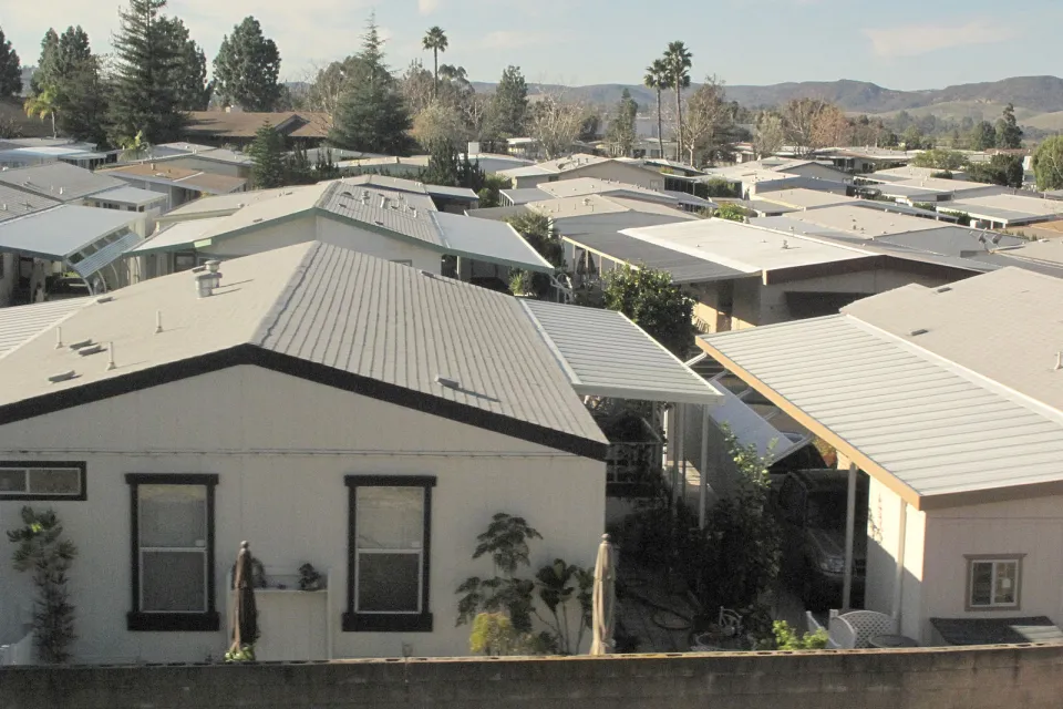 Mobile home park in Orange County, California